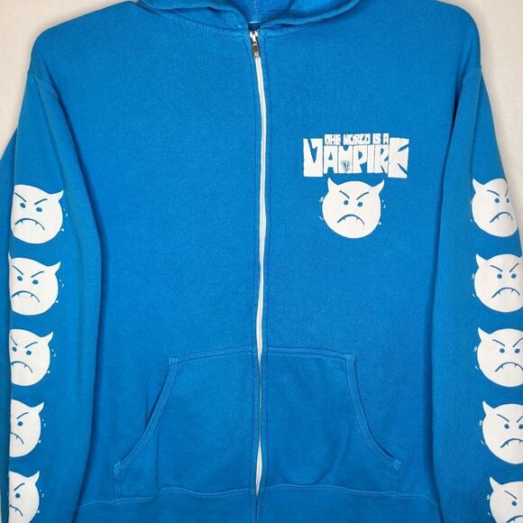 The Smashing Pumpkins The World is a Vampire 2023 Tour Hoodie Size Medium - Picture 2 of 8